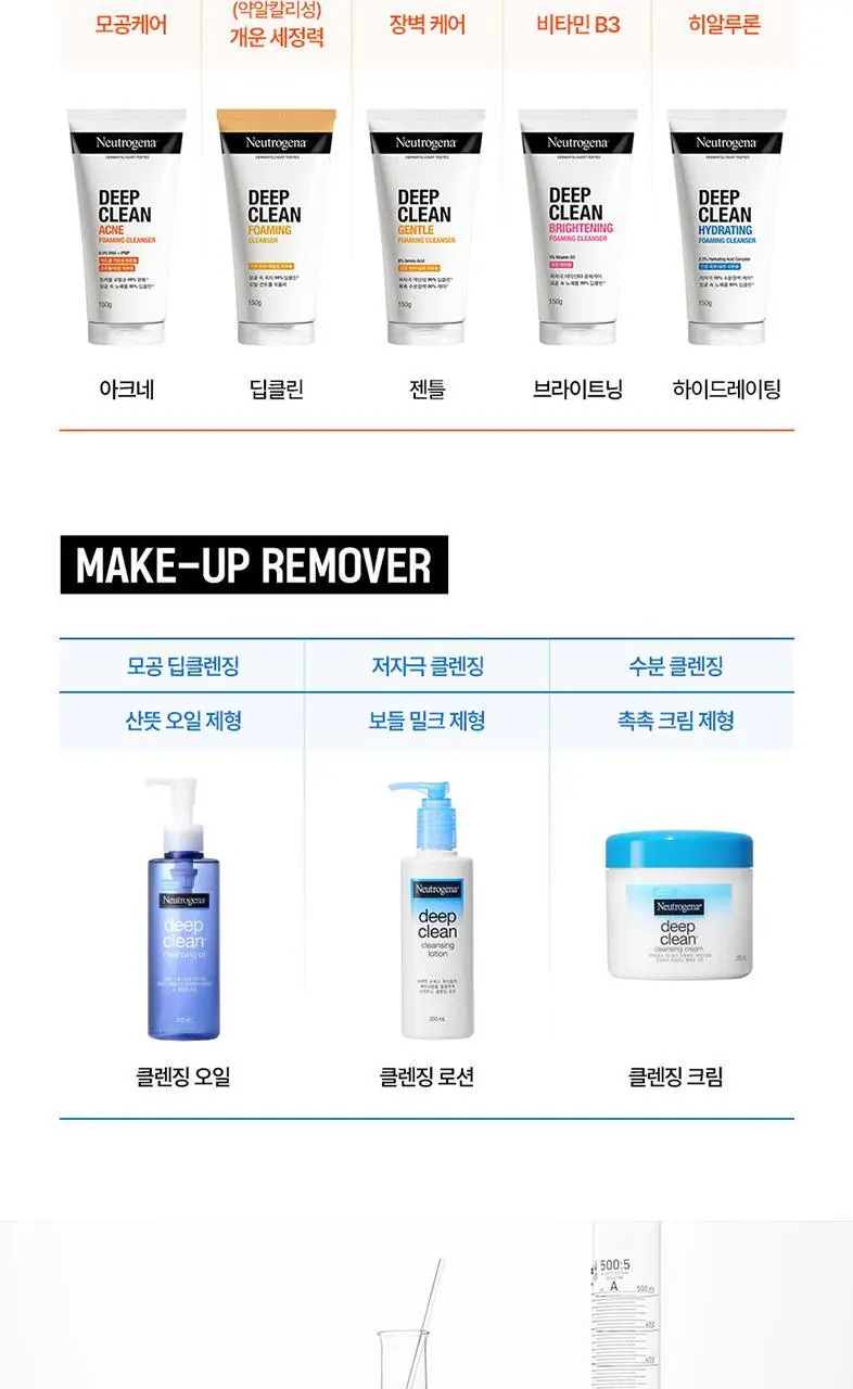 [산뜻개운/딥클린/온라인단독] 뉴트로지나 딥클린 포밍 클렌저 100g 2입 상세페이지 14